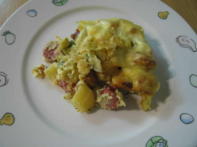 Rezept Kartoffelpfanne aus dem Ofen auf www.probier-doch-mal.de